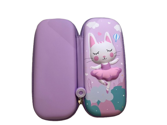 3D Pencil Case-Dancing Cat Theme