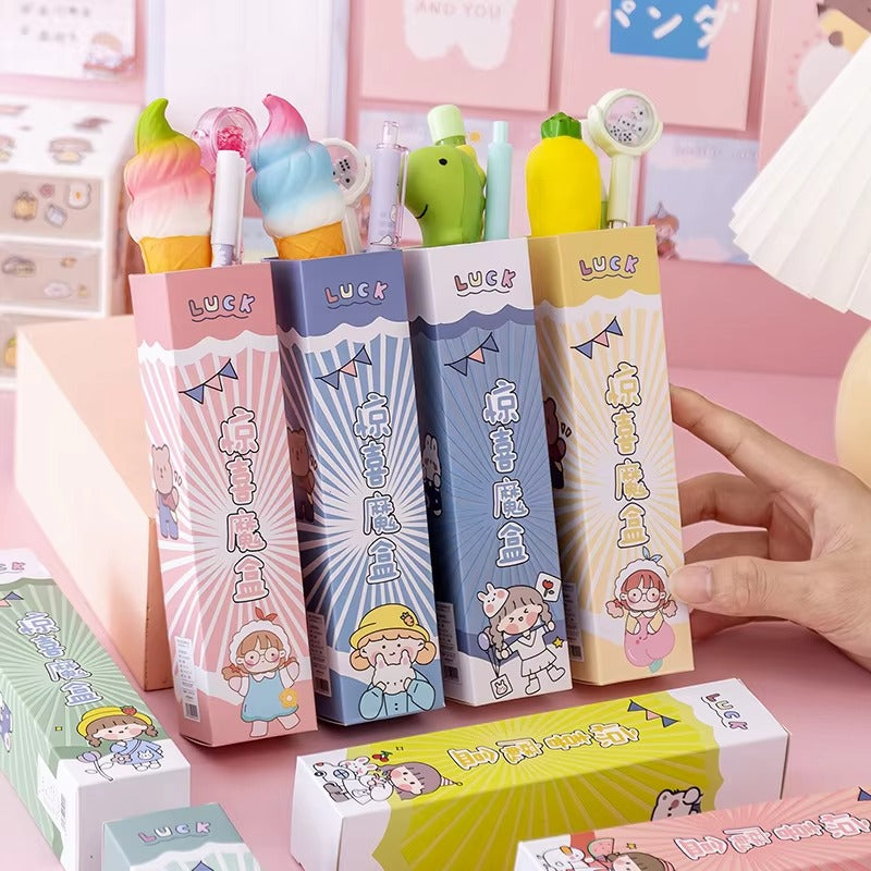 Blind Gel Pen Box