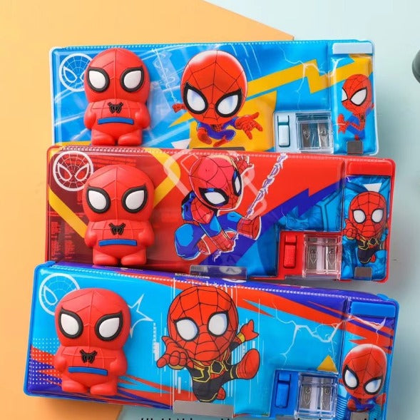 3D Spider-Man Multifunctional Pencil Box