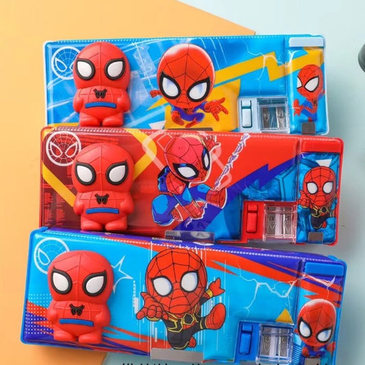 3D Spider-Man Multifunctional Pencil Box