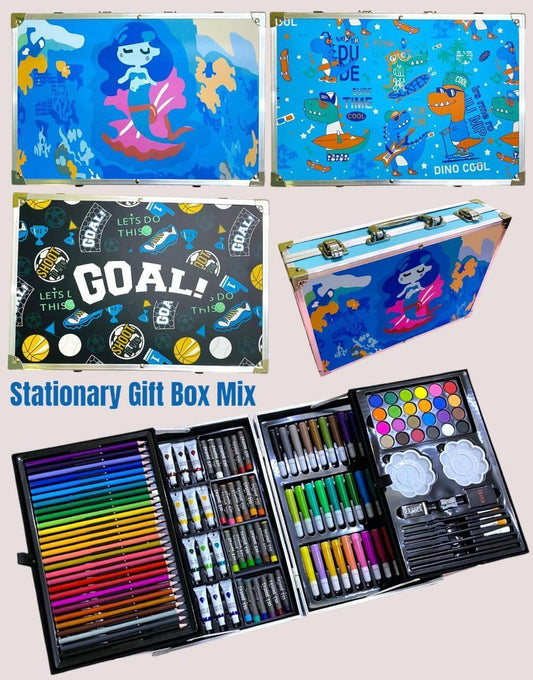 Stationery Gift Box Set – Premium Art Kit for Kids (145 Pcs Set)