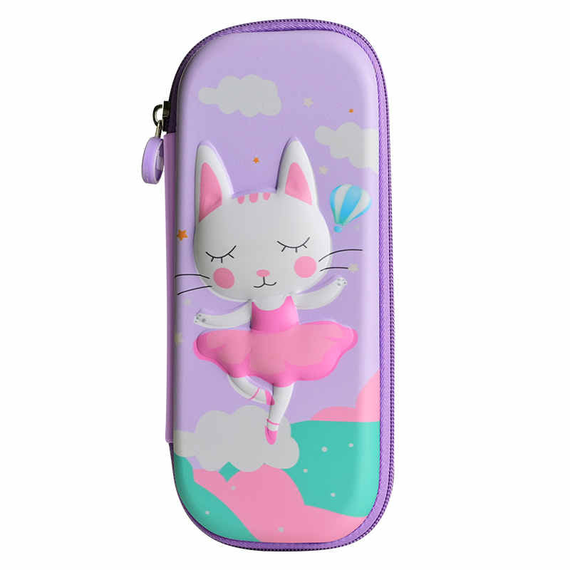 3D Pencil Case-Dancing Cat Theme