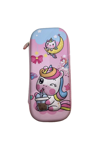 3D Pencil Case- Unicorn Cute Theme
